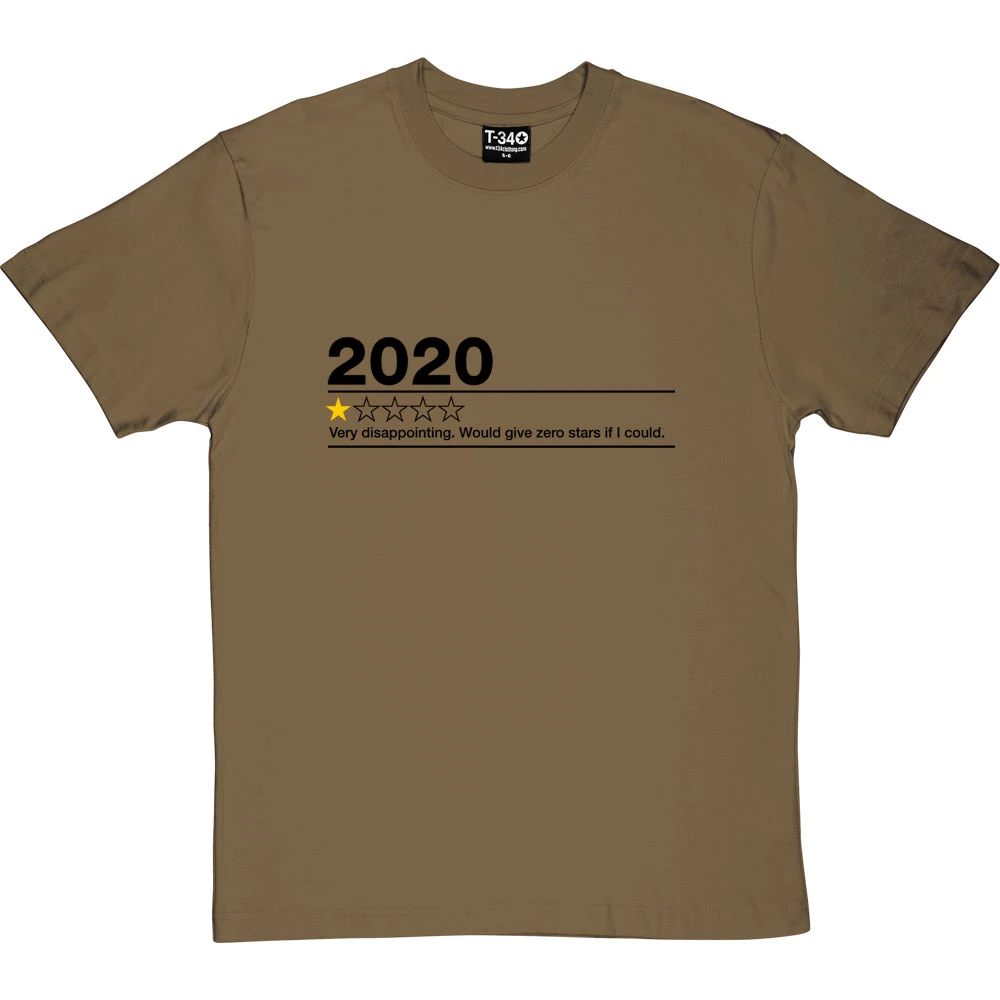 2020: One Star Review T-Shirt 3 2020: One Star Review T-Shirt - Image 3