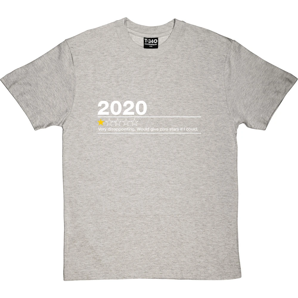 2020: One Star Review T-Shirt 2 2020: One Star Review T-Shirt - Image 2