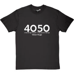 40 Is The Old Age Of Youth T-Shirt -Tshirt Store 40oldageofyouth 2 charcoaltshirt