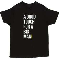 A Good Touch For A Big Man T-Shirt -Tshirt Store a good touch for a big man tshirt 2 black mens v neck tshirt