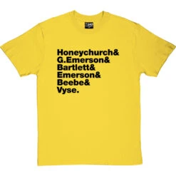 A Room With A View Line-Up T-Shirt -Tshirt Store a room with a view e m forster tshirt 1 yellowtshirt