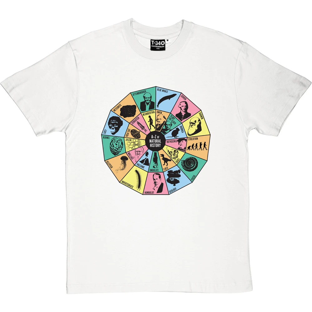 A-Z Of Natural History (Colour) T-Shirt 13 A-Z Of Natural History (Colour) T-Shirt - Image 13