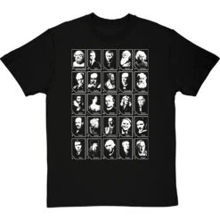 A-Z Of Scientists T-Shirt -Tshirt Store a z of science tshirt blacktshirt