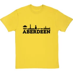 Aberdeen Landmarks T-Shirt -Tshirt Store aberdeen landmarks tshirt 1 yellowtshirt