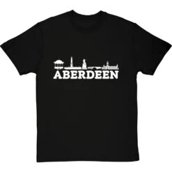 Aberdeen Landmarks T-Shirt -Tshirt Store aberdeen landmarks tshirt 2 blacktshirt