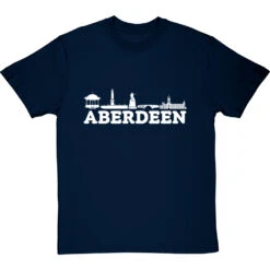 Aberdeen Landmarks T-Shirt -Tshirt Store aberdeen landmarks tshirt 2 navybluetshirt