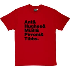 Adam And The Ants Line-Up T-Shirt -Tshirt Store adam and the ants line up tshirt 1 redtshirt