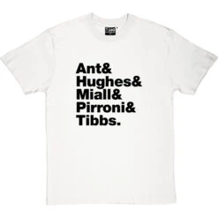 Adam And The Ants Line-Up T-Shirt -Tshirt Store adam and the ants line up tshirt 1 whitetshirt