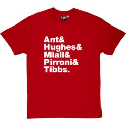 Adam And The Ants Line-Up T-Shirt -Tshirt Store adam and the ants line up tshirt 2 redtshirt
