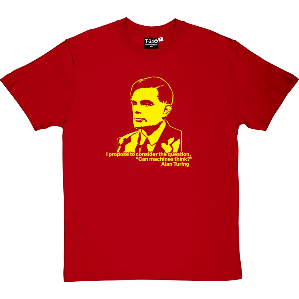 Alan Turing T-Shirt 9 Alan Turing T-Shirt - Image 9