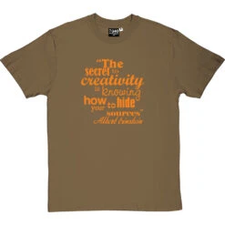 Albert Einstein "Creativity" Quote T-Shirt -Tshirt Store albert einstein creativity tshirt 122 olivetshirt