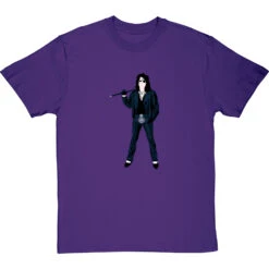 Alice Cooper T-Shirt -Tshirt Store alice cooper large print tshirt purpletshirt