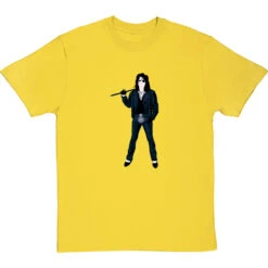 Alice Cooper T-Shirt -Tshirt Store alice cooper large print tshirt yellowtshirt
