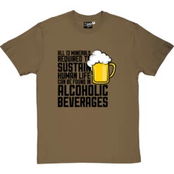 All Thirteen Minerals T-Shirt -Tshirt Store all thirteen minerals tshirt 1 olivetshirt