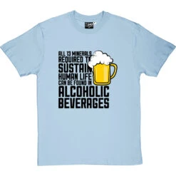 All Thirteen Minerals T-Shirt -Tshirt Store all thirteen minerals tshirt 1 skybluetshirt