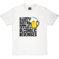 All Thirteen Minerals T-Shirt -Tshirt Store all thirteen minerals tshirt 1 whitetshirt