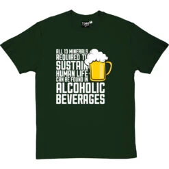 All Thirteen Minerals T-Shirt -Tshirt Store all thirteen minerals tshirt 2 bottlegreentshirt