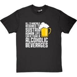 All Thirteen Minerals T-Shirt -Tshirt Store all thirteen minerals tshirt 2 charcoaltshirt