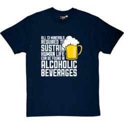 All Thirteen Minerals T-Shirt -Tshirt Store all thirteen minerals tshirt 2 navybluetshirt