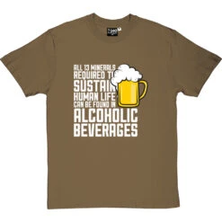 All Thirteen Minerals T-Shirt -Tshirt Store all thirteen minerals tshirt 2 olivetshirt