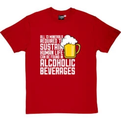 All Thirteen Minerals T-Shirt -Tshirt Store all thirteen minerals tshirt 2 redtshirt