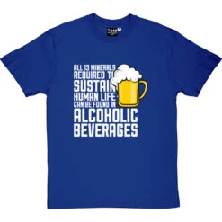 All Thirteen Minerals T-Shirt -Tshirt Store all thirteen minerals tshirt 2 royalbluetshirt