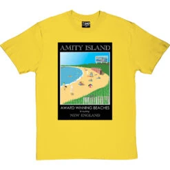 Amity Island T-Shirt -Tshirt Store amity island tshirt yellowtshirt