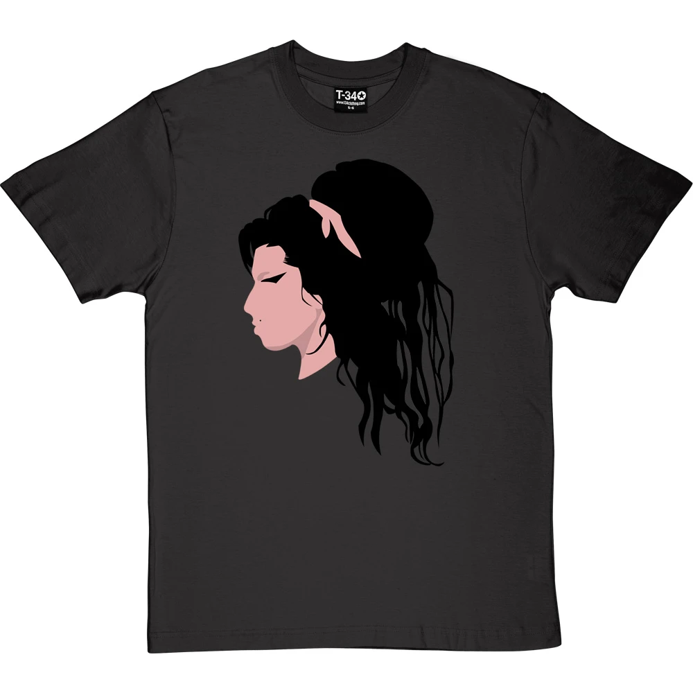 Amy Winehouse Portrait T-Shirt 1 Amy Winehouse Portrait T-Shirt
