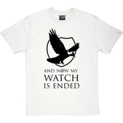 And Now My Watch Is Ended T-Shirt -Tshirt Store and now my watch is ended tshirt 1 whitetshirt