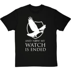 And Now My Watch Is Ended T-Shirt -Tshirt Store and now my watch is ended tshirt 2 blacktshirt