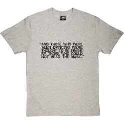 And Those Who Were Seen Dancing T-Shirt -Tshirt Store and those seen dancing tshirt 1 lightoxfordtshirt