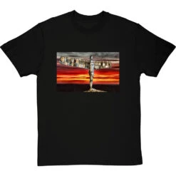 The Angel Of The North At Sunset By Hadrian Richards T-Shirt