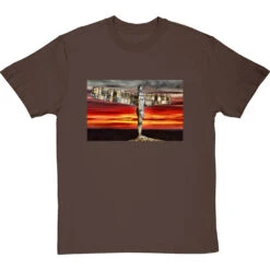 The Angel Of The North At Sunset By Hadrian Richards T-Shirt -Tshirt Store angel at sunset tshirt hazelnuttshirt