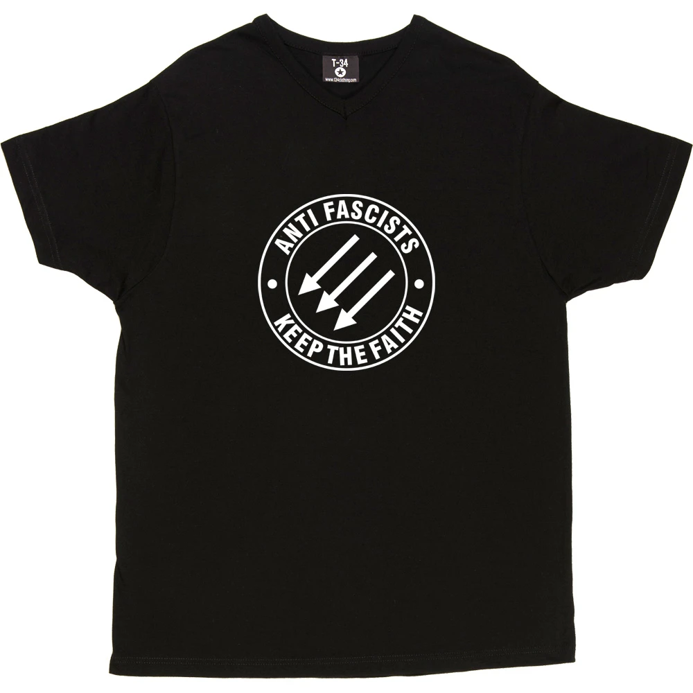 Anti Fascists Keep The Faith T-Shirt 2 Anti Fascists Keep The Faith T-Shirt - Image 2