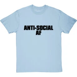 Anti-Social AF T-Shirt -Tshirt Store anti social af tshirt 1 skybluetshirt