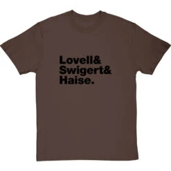 Apollo 13 Line-Up T-Shirt -Tshirt Store apollo 13 line up tshirt 1 hazelnuttshirt
