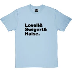 Apollo 13 Line-Up T-Shirt -Tshirt Store apollo 13 line up tshirt 1 skybluetshirt