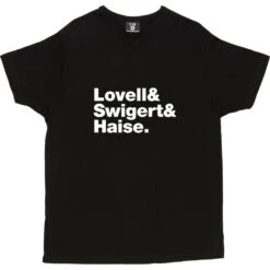 Apollo 13 Line-Up T-Shirt -Tshirt Store apollo 13 line up tshirt 2 black mens v neck tshirt