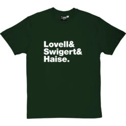 Apollo 13 Line-Up T-Shirt -Tshirt Store apollo 13 line up tshirt 2 bottlegreentshirt