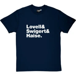 Apollo 13 Line-Up T-Shirt -Tshirt Store apollo 13 line up tshirt 2 navybluetshirt