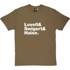 Apollo 13 Line-Up T-Shirt -Tshirt Store apollo 13 line up tshirt 2 olivetshirt
