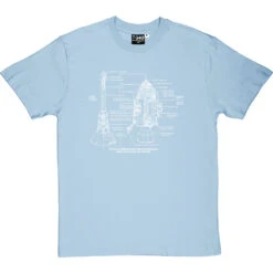 Apollo Command And Service Module Diagrams T-Shirt 32 Apollo Command And Service Module Diagrams T-Shirt -Tshirt Store apollo command service diagram tshirt 2 skybluetshirt