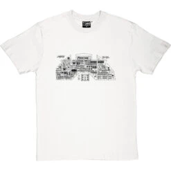 Apollo Control Panel Diagram T-Shirt -Tshirt Store apollo control panel diagram tshirt 1 whitetshirt