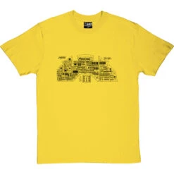 Apollo Control Panel Diagram T-Shirt -Tshirt Store apollo control panel diagram tshirt 1 yellowtshirt