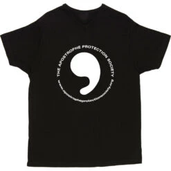 The Apostrophe Protection Society T-Shirt -Tshirt Store apostrophe protection society tshirt 2 black mens v neck tshirt