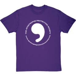 The Apostrophe Protection Society T-Shirt -Tshirt Store apostrophe protection society tshirt 2 purpletshirt