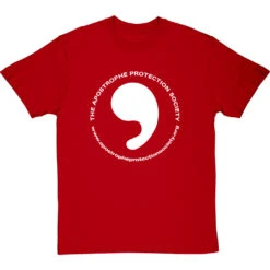 The Apostrophe Protection Society T-Shirt -Tshirt Store apostrophe protection society tshirt 2 redtshirt