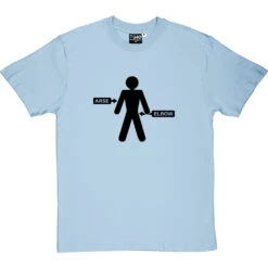 Arse/Elbow T-Shirt -Tshirt Store arse elbow tshirt 1 skybluetshirt