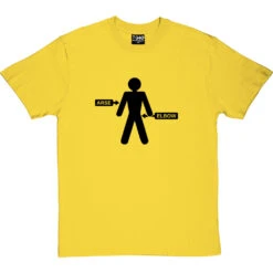 Arse/Elbow T-Shirt -Tshirt Store arse elbow tshirt 1 yellowtshirt