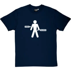 Arse/Elbow T-Shirt -Tshirt Store arse elbow tshirt 2 navybluetshirt